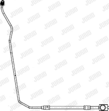 Jurid 172723J - Спирачен маркуч vvparts.bg