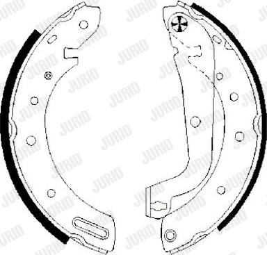 Jurid 362448J - Комплект спирачна челюст vvparts.bg