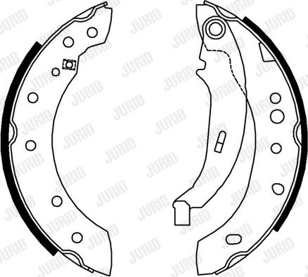 Jurid 362531J - Комплект спирачна челюст vvparts.bg