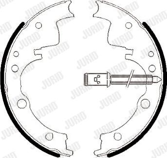 Jurid 362314J - Комплект спирачна челюст vvparts.bg