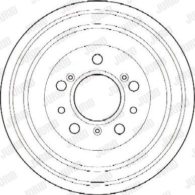 Jurid 329008J - Спирачен барабан vvparts.bg