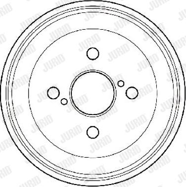 Jurid 329083J - Спирачен барабан vvparts.bg