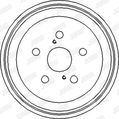 Jurid 329087J - Спирачен барабан vvparts.bg