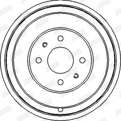 Jurid 329022J - Спирачен барабан vvparts.bg