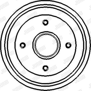 Jurid 329155J - Спирачен барабан vvparts.bg