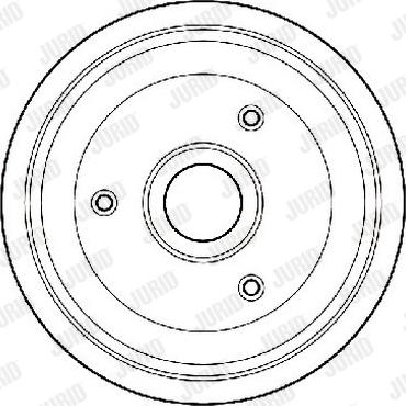 Jurid 329702J - Спирачен барабан vvparts.bg