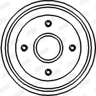 Jurid 329151J - Спирачен барабан vvparts.bg