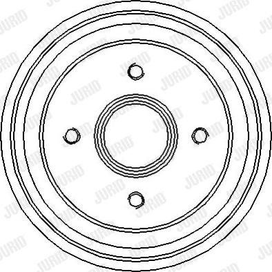 Jurid 329107J - Спирачен барабан vvparts.bg