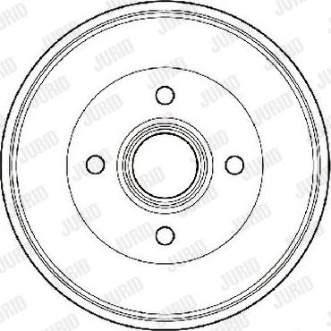 Jurid 329110J - Спирачен барабан vvparts.bg