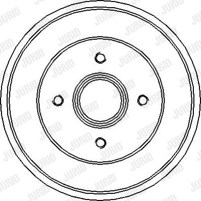 Jurid 329113J - Спирачен барабан vvparts.bg