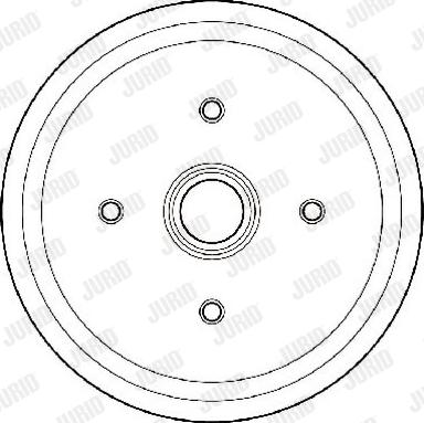 Jurid 329199J - Спирачен барабан vvparts.bg