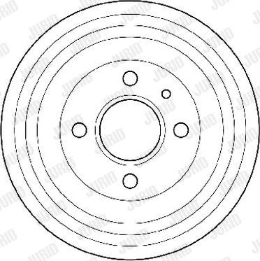 Jurid 329180J - Спирачен барабан vvparts.bg