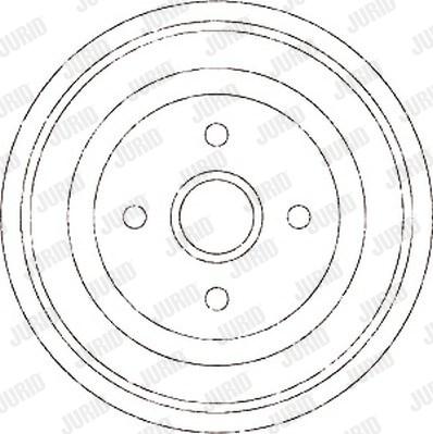 Jurid 329135J - Спирачен барабан vvparts.bg