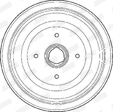 Jurid 329133J - Спирачен барабан vvparts.bg