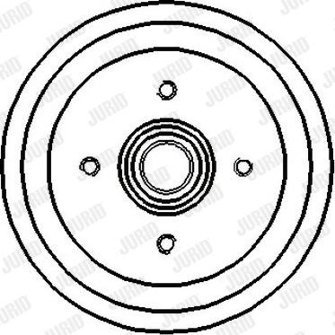 Jurid 329178J - Спирачен барабан vvparts.bg