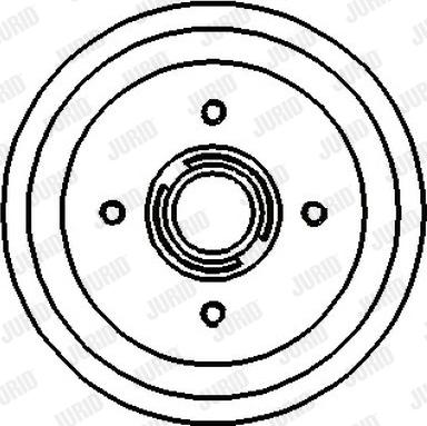 Jurid 329173J - Спирачен барабан vvparts.bg