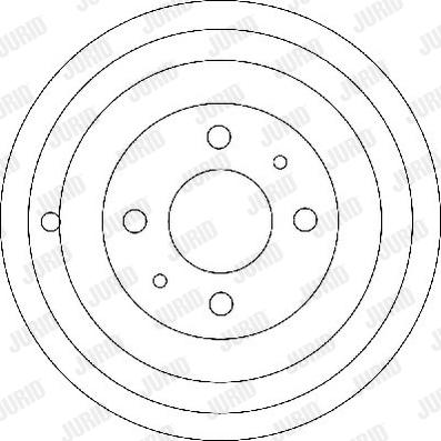 Jurid 329211J - Спирачен барабан vvparts.bg