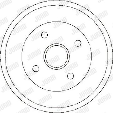 Jurid 329232J - Спирачен барабан vvparts.bg