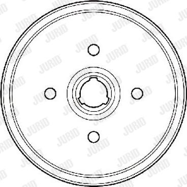 Jurid 329705J - Спирачен барабан vvparts.bg