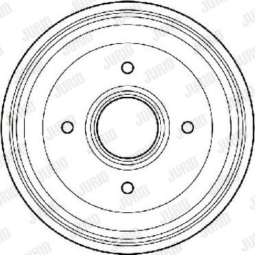 Jurid 329700J - Спирачен барабан vvparts.bg