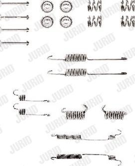Jurid 771053J - Комплект принадлежности, спирани челюсти vvparts.bg
