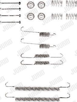 Jurid 771285J - Комплект принадлежности, спирани челюсти vvparts.bg