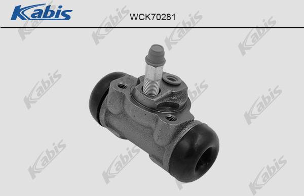 KABIS WCK70281 - Спирачно цилиндърче на колелото vvparts.bg