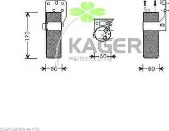 Kager 945531 - Изсушител, климатизация vvparts.bg