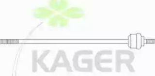 Kager 410961 - Аксиален шарнирен накрайник, напречна кормилна щанга vvparts.bg