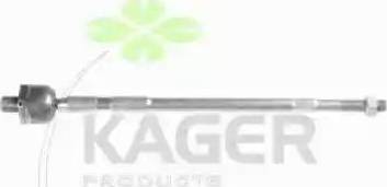 Kager 410917 - Аксиален шарнирен накрайник, напречна кормилна щанга vvparts.bg