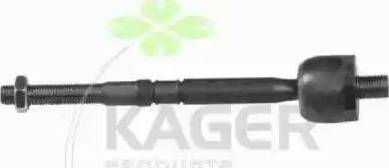 Kager 410527 - Аксиален шарнирен накрайник, напречна кормилна щанга vvparts.bg