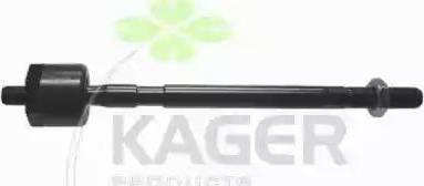 Kager 410007 - Аксиален шарнирен накрайник, напречна кормилна щанга vvparts.bg