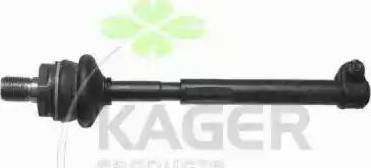 Kager 410018 - Аксиален шарнирен накрайник, напречна кормилна щанга vvparts.bg