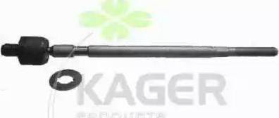 Kager 410174 - Аксиален шарнирен накрайник, напречна кормилна щанга vvparts.bg