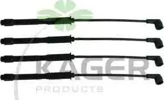 Kager 64-0535 - Комплект запалителеи кабели vvparts.bg