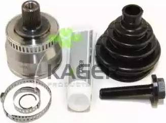 Kager 13-1104 - Каре комплект, полуоска vvparts.bg