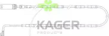 Kager 35-3057 - Предупредителен контактен сензор, износване на накладките vvparts.bg