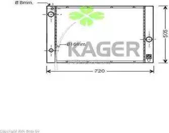 Kager 312187 - Амортисьор vvparts.bg