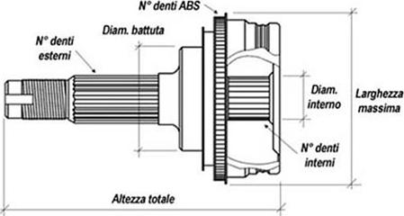 Kaishin 3160004 - Каре комплект, полуоска vvparts.bg