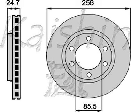 Kaishin CBR445 - Спирачен диск vvparts.bg