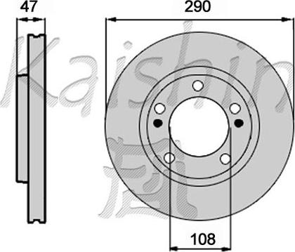 Kaishin CBR483 - Спирачен диск vvparts.bg