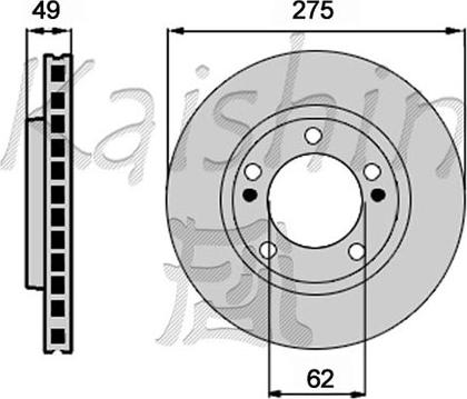 Kaishin CBR431 - Спирачен диск vvparts.bg