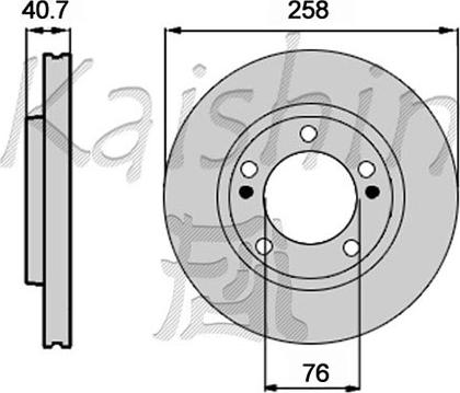 Kaishin CBR475 - Спирачен диск vvparts.bg