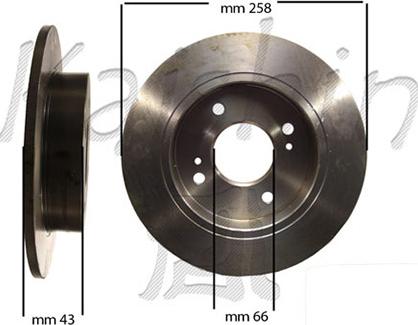 Kaishin CBR072 - Спирачен диск vvparts.bg