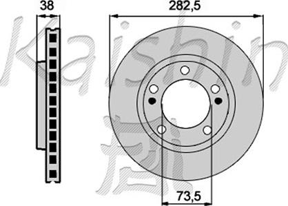 Kaishin CBR118 - Спирачен диск vvparts.bg