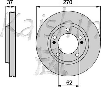 Kaishin CBR350 - Спирачен диск vvparts.bg