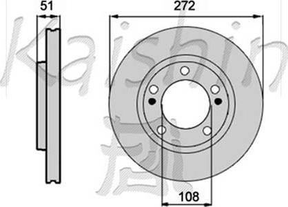 Kaishin CBR389 - Спирачен диск vvparts.bg