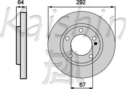 Kaishin CBR387 - Спирачен диск vvparts.bg