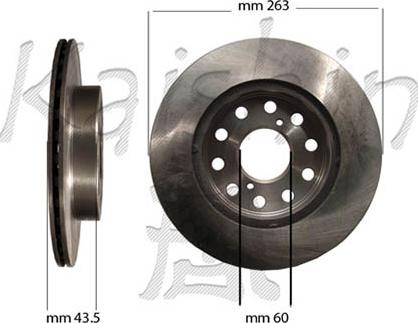 Kaishin CBR246 - Спирачен диск vvparts.bg