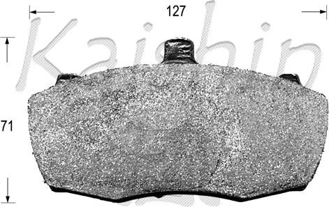 Kaishin FK10099 - Комплект спирачно феродо, дискови спирачки vvparts.bg